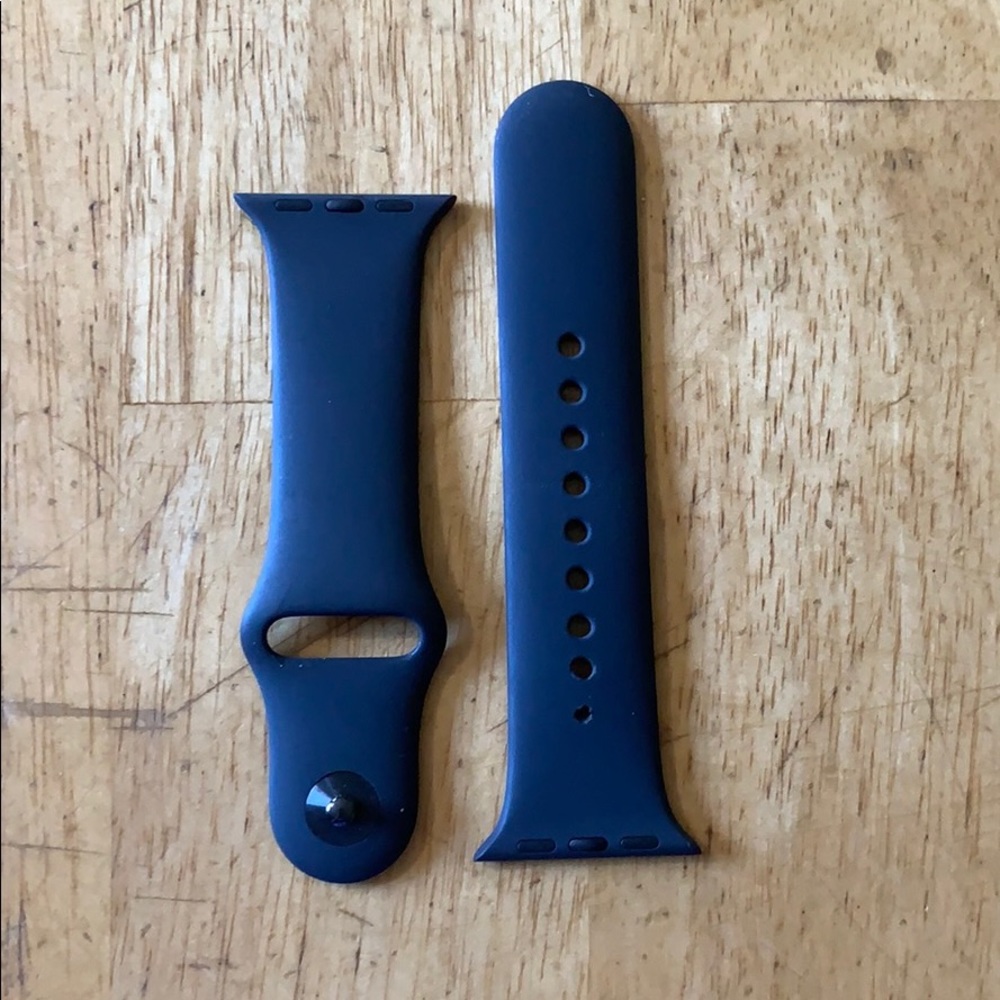 Small back silicone Apple Watch band